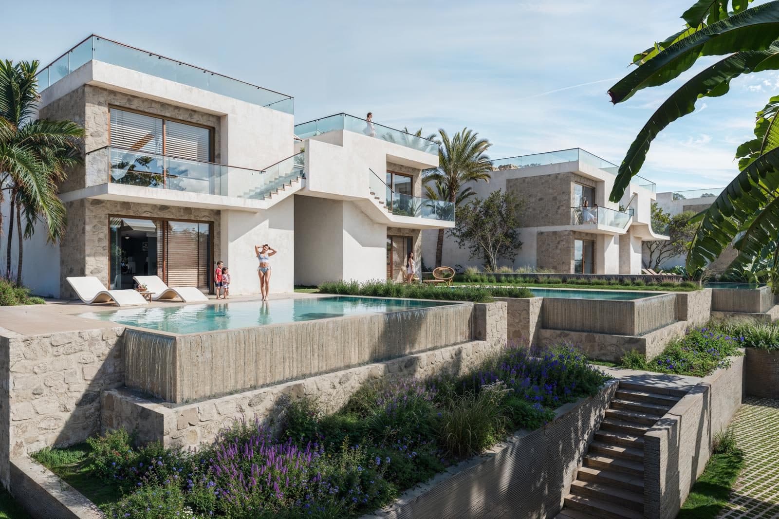 Aura Residence – Moderne byboligkompleks i Girne (Kyrenia), Nordcypern