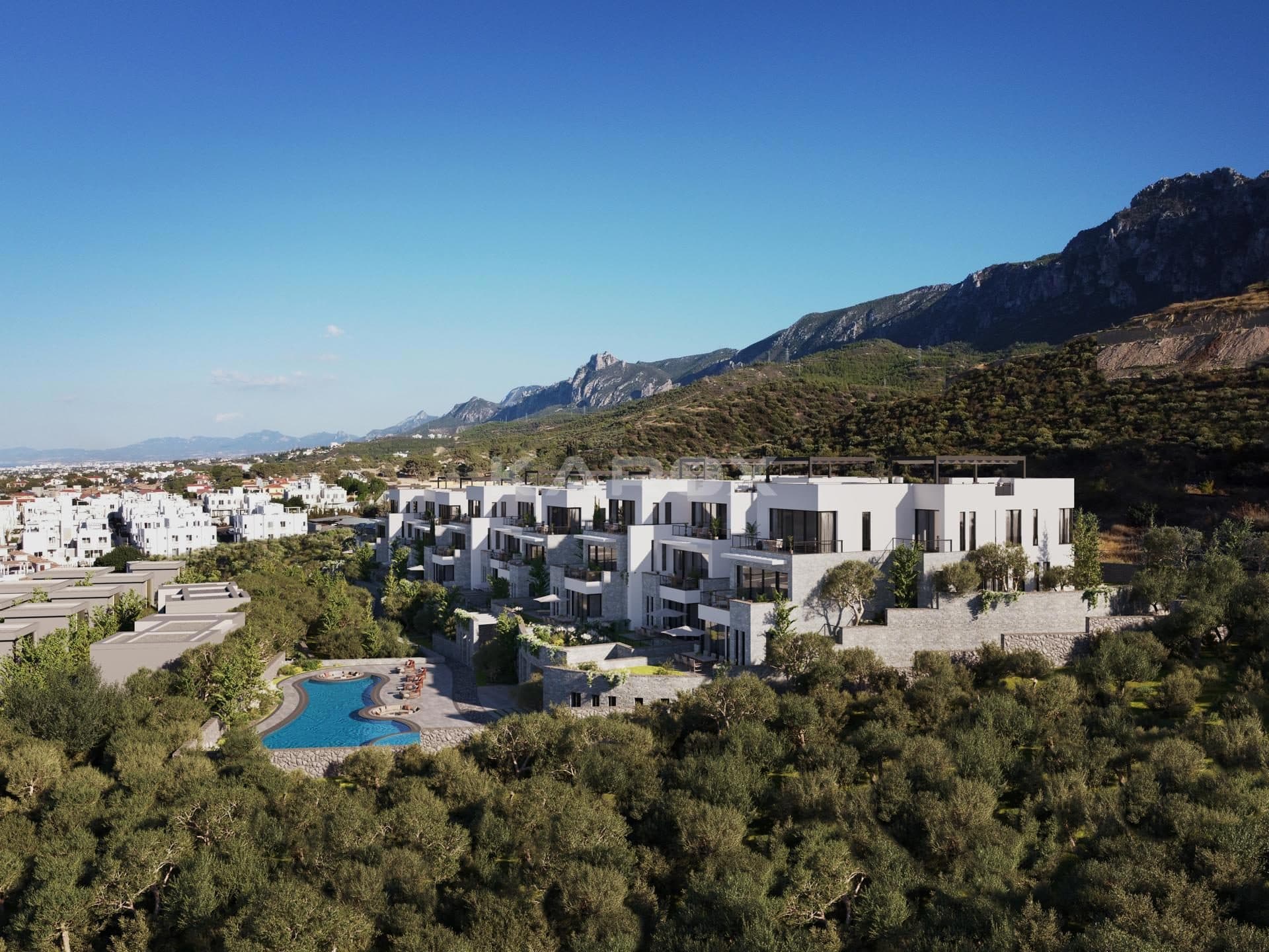TERRA HILL – Luksusvilla-kompleks i Alsancak, Girne, Nordcypern