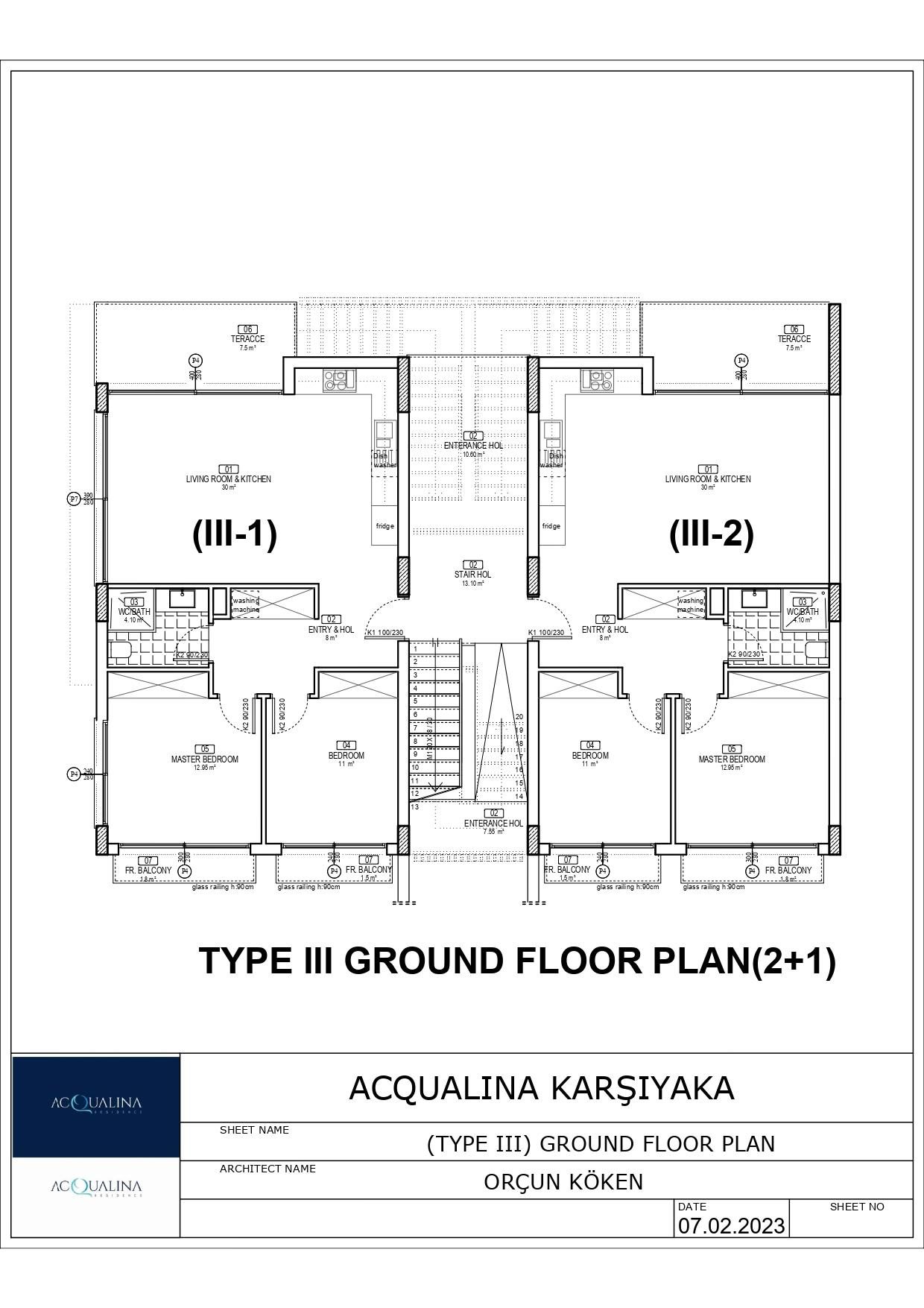 3. kat planı