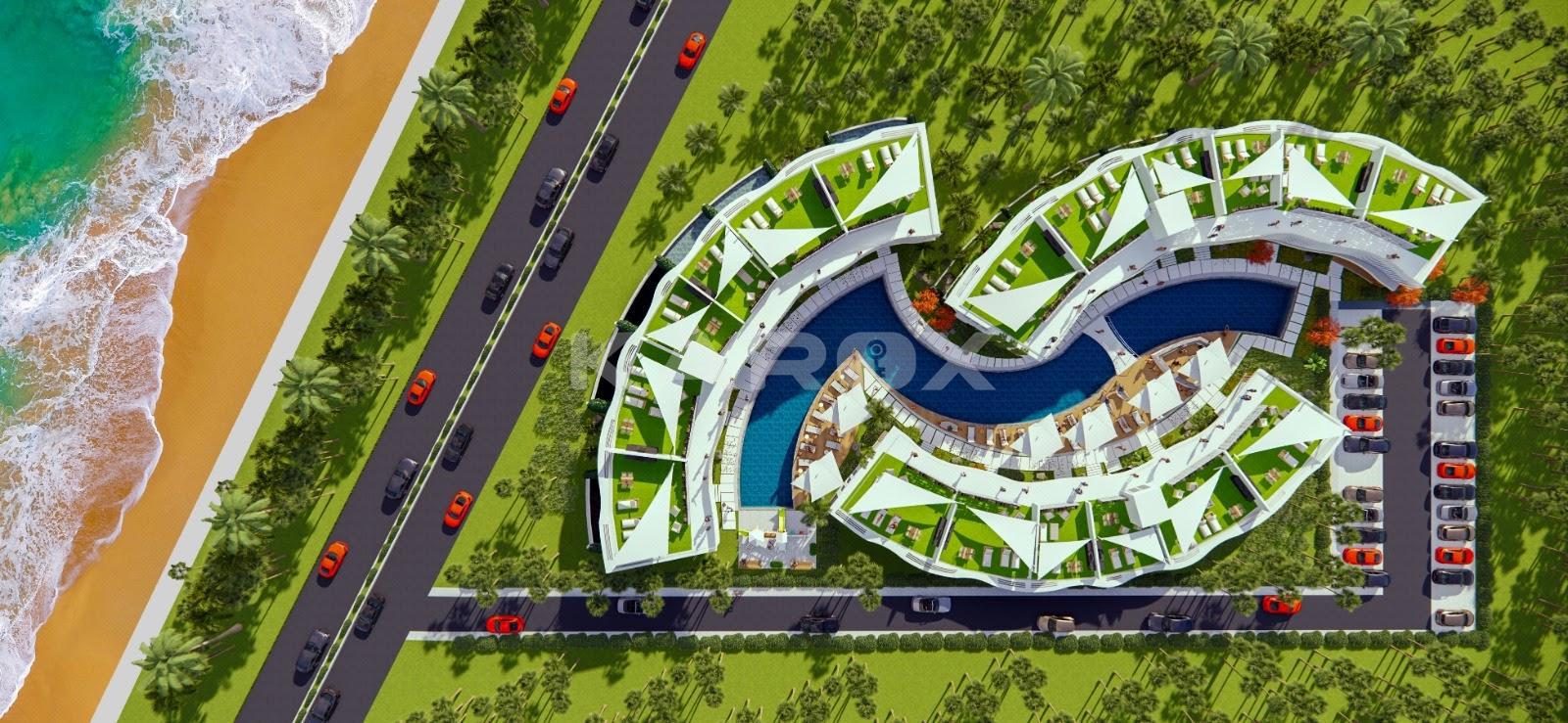 Luna Residences by Latifoğlu Development – زندگی کنار ساحل، 50 متر تا لانگ بیچ، ایسکله، قبرس شمالی